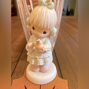 Precious Moments Girl with Pear Figurine